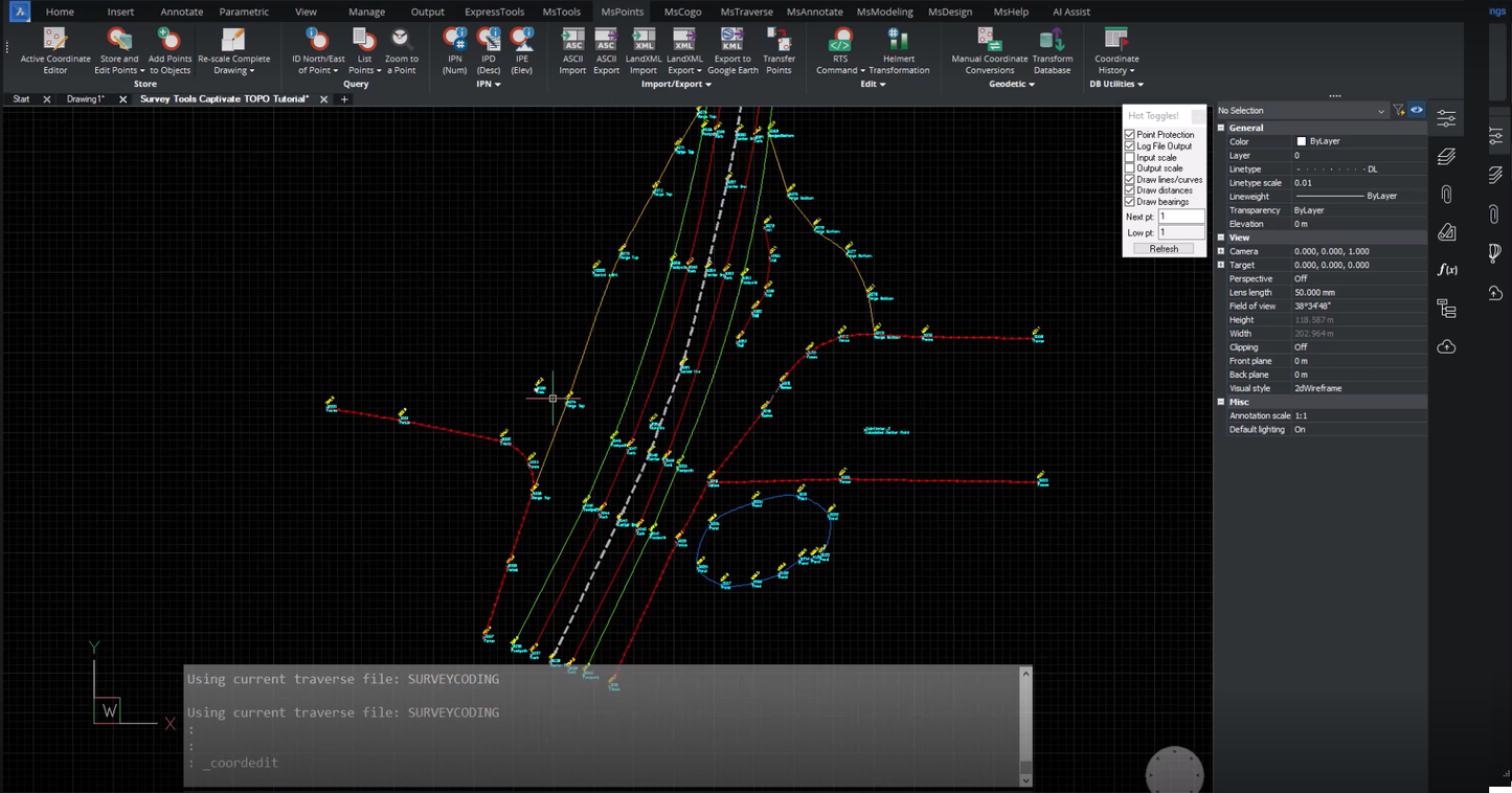 SurveyTools for BricsCAD