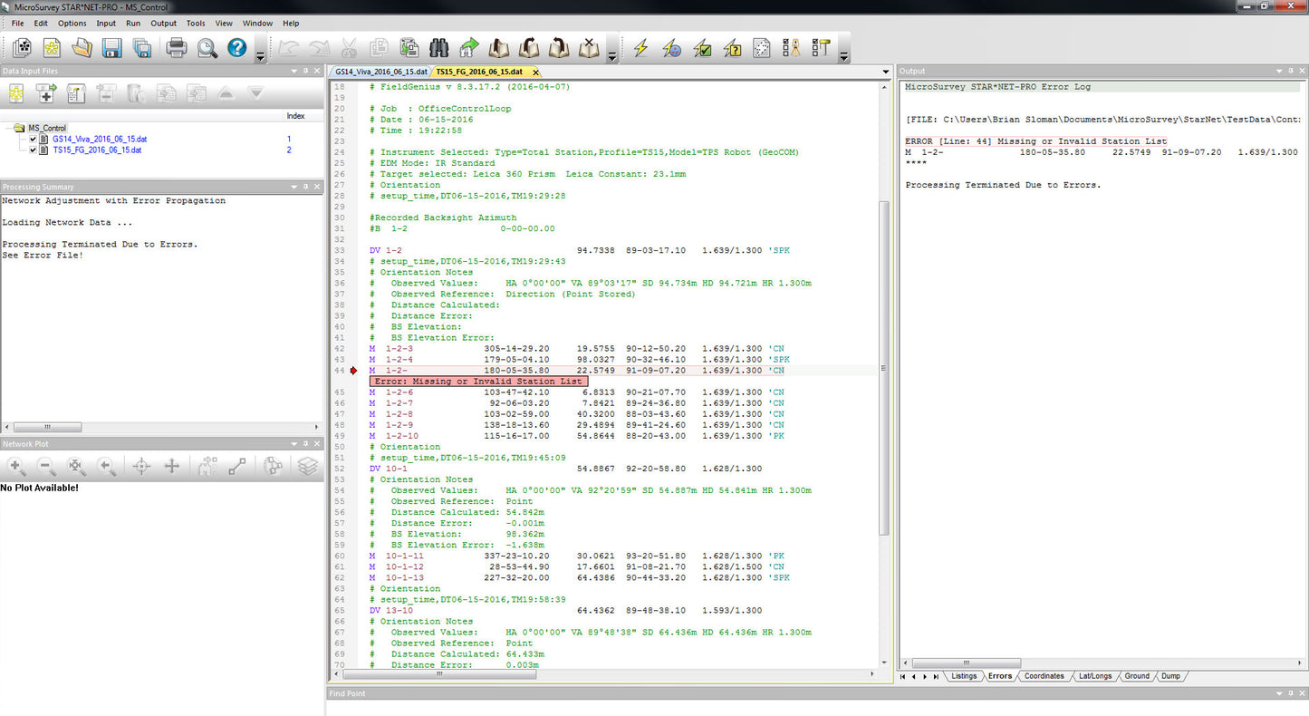 MicroSurvey STAR*NET (AMS)